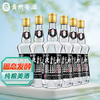 贵州安酒 安酒夜郎村 窖酒黑标复古版 浓香型白酒 42度 500ml