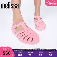 Melissa（梅丽莎）23年女士休闲凉鞋复古罗马绒绒鞋33863 绒粉色（AO514） 6（37码）