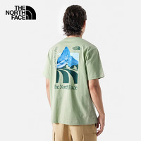 北面（The North Face）短袖T恤男户外86MH I0G/绿色 XXL/185