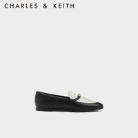 CHARLES&KEITH复古金属饰平跟乐福鞋女CK1-70381008 Multi综合色 35