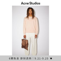 Acne Studios 男女同款Face表情徽标圆领运动衫CI0076 淡粉色 XL