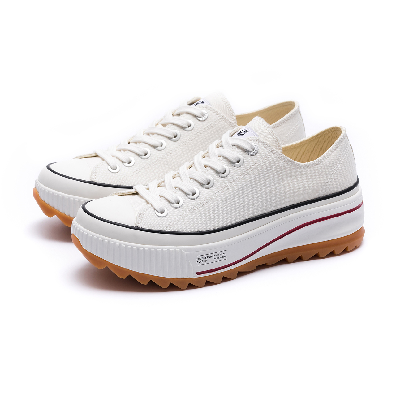 EXCELSIOR饼干鞋 夏季增高小白鞋男女厚底帆布鞋 BOLT HYBRID