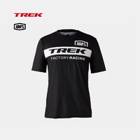 崔克（TREK）100% Factory Racing车队版速干透气休闲骑行短袖T恤 黑色 XL