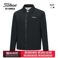 Titleist泰特利斯高尔夫服装男士双面穿棉服23冬季PLAY TRENDY男装棉外套 黑色 XL
