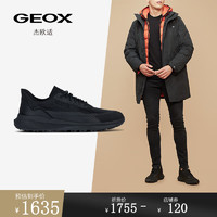 GEOX杰欧适男鞋简约百搭潮流舒适时尚休闲鞋U36FLA 黑色C9997 43