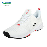 尤尼克斯（YONEX）夏季透气网球鞋 男款运动减震舒适休闲跑步网鞋 SHTS3MACEX-白红(男款) 44