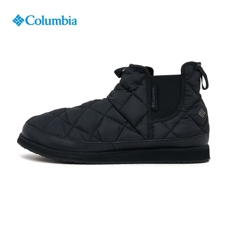Columbia哥伦比亚户外男热能反射保暖轻巧夹棉靴BM2076 010（黑色） 43(28cm)