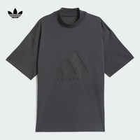adidas阿迪达斯三叶草2024 Chapter 01男女运动圆领短袖T恤 碳黑/碳黑 L