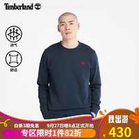 添柏岚（Timberland）男装圆领卫衣休闲抓绒|A5SF8 A5SF8433/深宝石蓝 XS