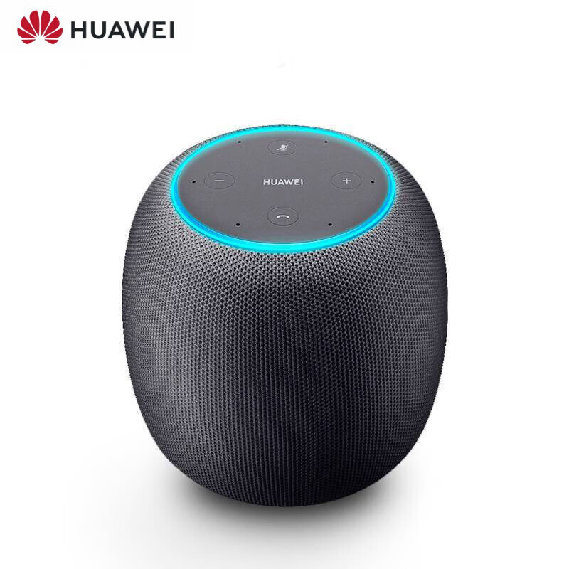 华为AI智能音箱音响小艺同学家用WiFi网络小爱小艾语音声控便携式蓝牙低音炮智能电话 太空黑 标配