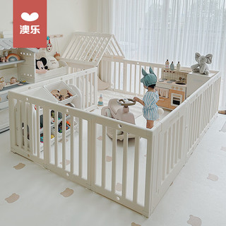 澳乐宝宝游戏围栏小房子儿童地上防护栏婴儿爬爬垫儿童爬行垫室内家用