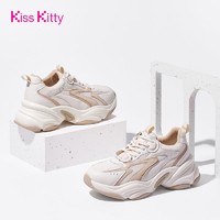 Kiss Kitty 3人团 Kiss Kitty运动鞋女款显脚小休闲鞋ins外穿厚底老爹鞋SA21644-61