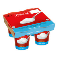 88VIP：PASCUAL 帕斯卡 進口原味酸奶 125g*4杯
