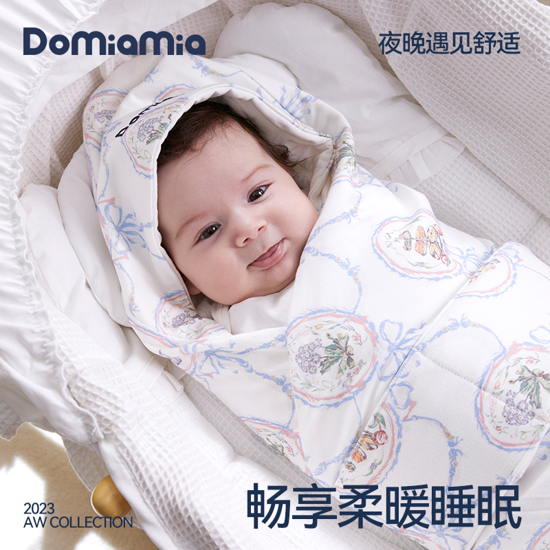 DOMIAMIA 哆咪呀包被婴儿初生抱被新生的儿纯棉包单新生儿襁褓睡袋