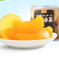 三只松鼠 混合水果罐頭 檸檬+黃桃 312g