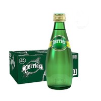 perrier 巴黎水 法国原装进口 原味气泡水矿泉水 330ml*24瓶