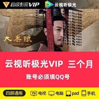 Tencent Video 騰訊視頻 騰訊超級云視聽會員季卡 3個月