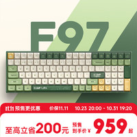 IQUNIX F97露营 机械键盘 三模热插拔客制化键盘 无线蓝牙游戏键盘 100键电脑键盘 F97露营-RGB版 璞玉电竞轴
