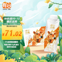 Huishan 辉山 奢享娟姗纯牛奶250ml*10盒3.8g优质乳蛋白梦幻盖包装