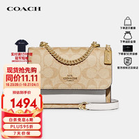 COACH 蔻馳 女士摩登時尚風琴包單肩斜挎包C9946