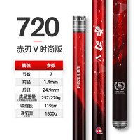 GW 光威 魚竿 赤刃Ⅴ代時尚版7.2米