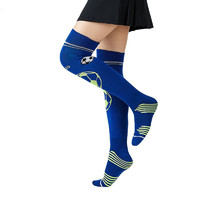 VICLEO 维克利奥 儿童足球袜防滑专业训练长筒袜V621363蓝色袜S码