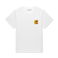 GXG男装【生活系列】夏季商场同款亲子装白色印花趣味潮流T恤