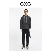 GXG 奥莱 秋季商场同款时尚潮流印花连帽卫衣外套