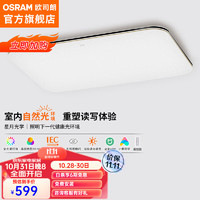 欧司朗（OSRAM）吸顶灯客厅灯卧室灯LED现代简约护眼灯具 米家/黑金/135W客厅灯OSCLSX025