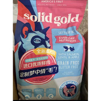 素力高（SolidGold）美版金装素力高全猫粮12磅冻干双拼加版鳕鱼成猫幼猫加版 鲜肉美毛(金素升级版)12