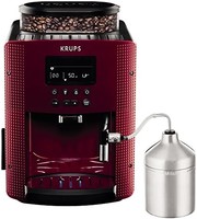 KRUPS 克鲁伯 EA816570 Espresseria 自动咖啡机 自动显示，红色