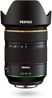 PENTAX 宾得 高清 DA 16-50mm F2.8ED PLM AW 标准大光圈变焦镜头，用于 K-mount APS-C 格式数码单反相机，28030