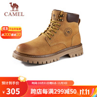 CAMEL 駱駝 男士馬丁靴戶外高幫大黃靴 GE122W7757T