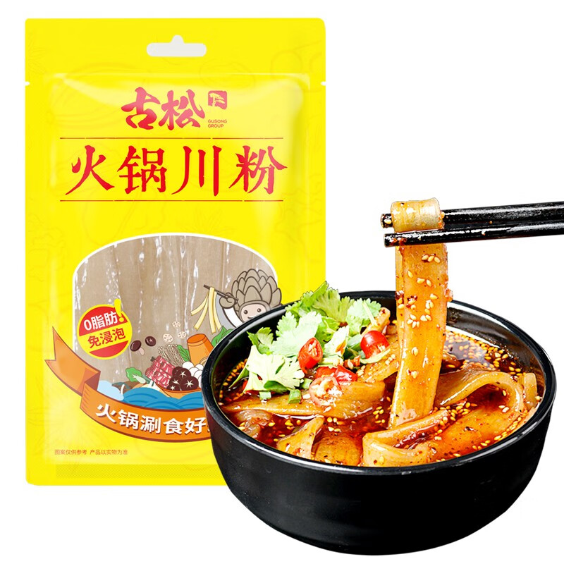 Gusong 古松食品 火锅川粉 宽粉苕粉 火锅川粉220g