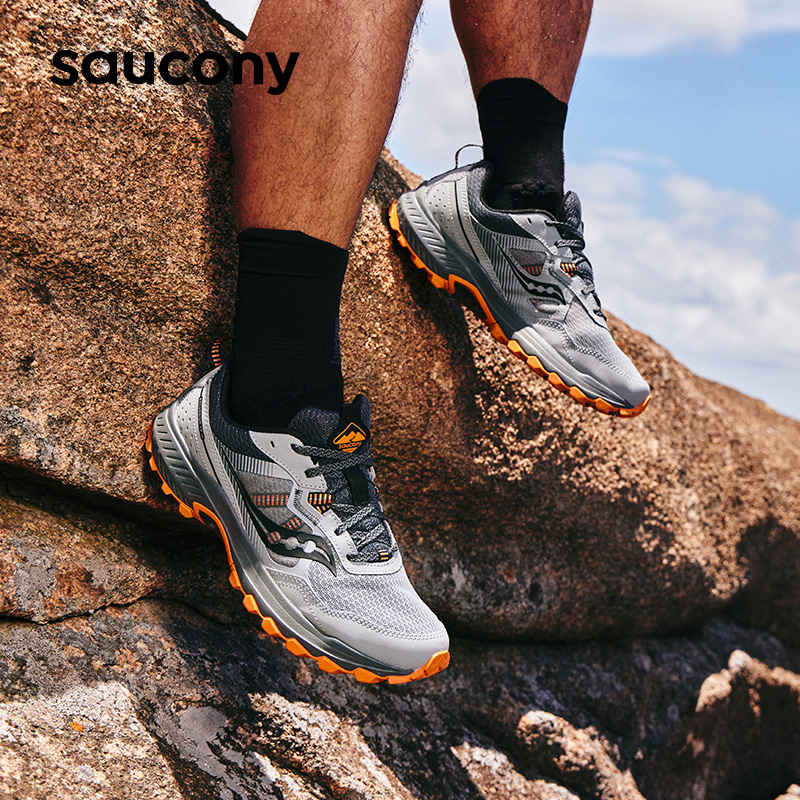 saucony 索康尼 EXCURSION TR16远足越野户外跑鞋男运动耐磨跑步鞋