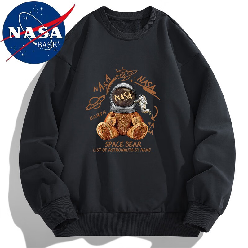 NASA BASE 男士圆领卫衣