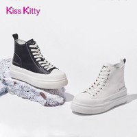 Kiss Kitty KissKitty女鞋正品简约新款运动ins休闲鞋厚底时尚舒适高帮鞋