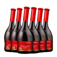 J.P.CHENET 香奈 半甜红葡萄酒 750ml*6瓶 法国进口