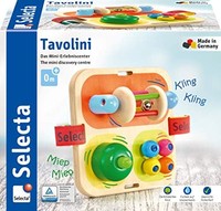 Selecta 斯樂達 62014 Tavolini 木制動作技能玩具，14厘米