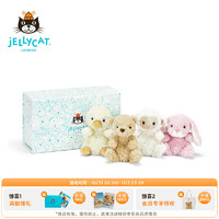 Jellycat 甜美系列礼盒 甜美小熊+甜美小鸭+甜美小羊+粉色郁金香甜美小兔 甜美系列礼盒