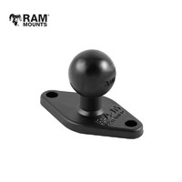 RAM 车载手机导航支架金属菱形圆形连接头 1英寸标准球头配件模块238 菱形金属球头