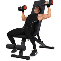Qisan 驰尚 哑铃凳健身椅家用健身器材折叠健腹器卧推凳室内运动器材举重凳椅