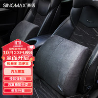 SINOMAX 赛诺 香港SINOMAX记忆棉靠枕汽车腰靠垫车用办公室用旅行用腰靠 图片色
