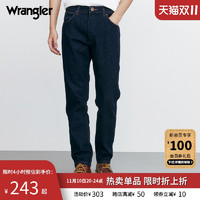 Wrangler 威格 23秋冬新款803Greensboro中腰直筒美式高街男牛仔裤