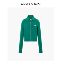 CARVEN 卡纷 女士高领针织衫 6232V2404602 绿色 XL