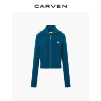 CARVEN 卡纷 女士高领针织衫 6232V2404601 藏青 M