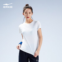 ERKE 鸿星尔克 短袖夏季女士运动跑步透气半袖上衣瑜伽短袖t恤女装
