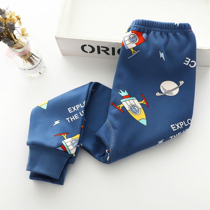 瑄妮薇 儿童加绒打底秋裤2条装