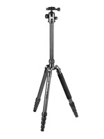 Manfrotto 曼富图 Element MKELEB5CF-BH/MKELES5CF-BH碳纤维旅行微单反相机专业三脚架球型云台反折便携