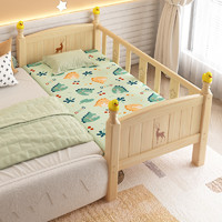 話社 實木兒童床帶護欄小床嬰兒男孩女孩公主床單人床邊床加寬拼接大床